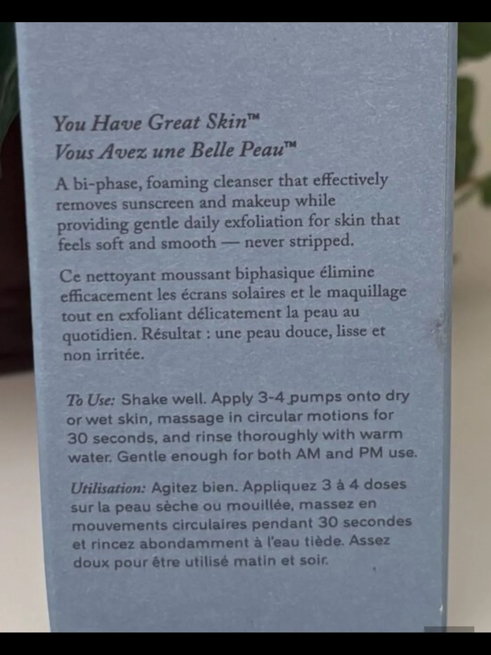 Merit Great Skin Double Cleanse Face Wash 150ml NIB